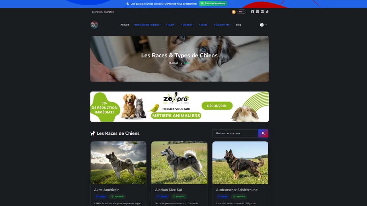 Des fiches races qui ont multiplié le trafic par 15