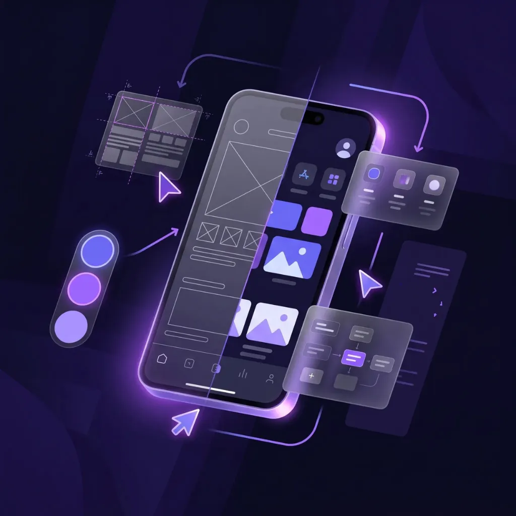 Design et prototype application mobile iOS Android