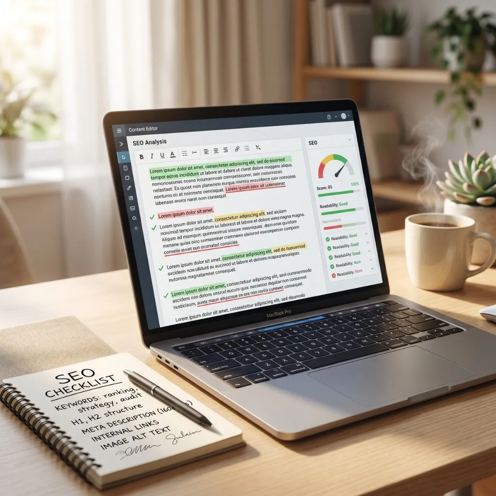 Audit SEO on-page optimisation contenu site web